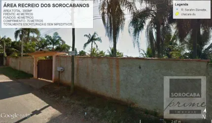 Área à venda, 3000 m² por R$ 1.500.000,00 - Caguaçu - Sorocaba/SP