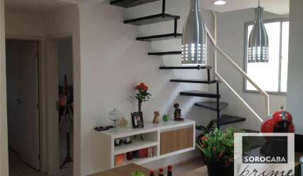 Apartamento Duplex com 2 dormitórios à venda, 110 m² por R$ 360.000,00 - Condomínio Residencial Spazio Salute - Sorocaba/SP