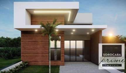 Casa com 3 dormitórios à venda, 120 m² por R$ 671.000,00 - Condomínio Terras de São Francisco - Sorocaba/SP