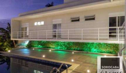 Casa com 3 dormitórios à venda, 369 m² por R$ 4.500.000,00 - Saint Patrick Residencial - Sorocaba/SP