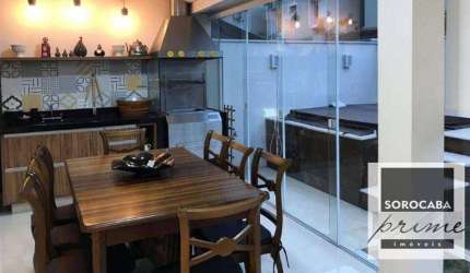 Sobrado com 3 dormitórios à venda, 174 m² por R$ 990.000,00 - Parque Campolim - Sorocaba/SP