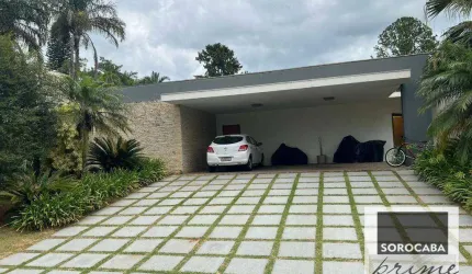 Casa com 3 dormitórios ( 2 suítes)  à venda, 445 m² por R$ 3.900.000 - Condomínio Lago Azul - Araçoiaba da Serra/SP