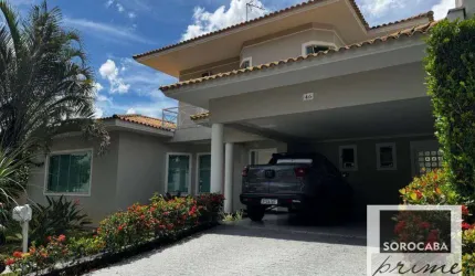 Sobrado com 3 suítes para alugar, 385 m² por R$ 12.188/mês - Jardim Residencial Tivoli Park - Sorocaba/SP
