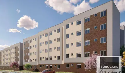 Apartamento lançamento com 2 dormitórios à venda, 44 m² -Lar Valência - Caguaçu - Sorocaba/SP