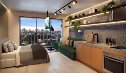 Lindo Studio Próximo ao Metrô Alto da Boa Vista
