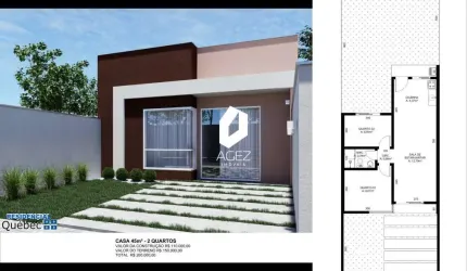 Casa em condominio fechado, com design moderno