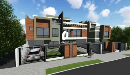 Sobrado novo, com 03 quartos, 01 suíte e 02 vagas!