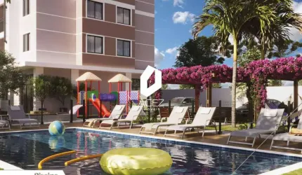 Apartamentos de 2 quartos,  sacada com churrasqueira e vaga de garagem, no Prado