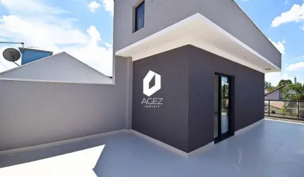 Sobrado novo com terraço, 03 quartos 01 suíte!