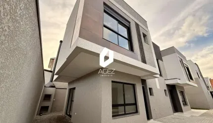 Sobrado novo em condomínio Campo Comprido com 3 Quartos, Suíte e Área Gourmet!