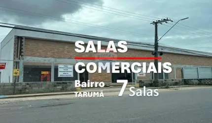 Alugo 7  Salas Comerciais com 56,35 m² na Avenida Dona Otília no bairro Tarumã, Manaus.