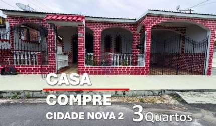 Vendo casa de 3 quartos na Cidade Nova II, com 244m2 em Manaus