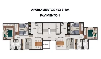 Cobertura à venda, 2 quartos, 1 suíte, 2 vagas, Araguaia - Belo Horizonte/MG