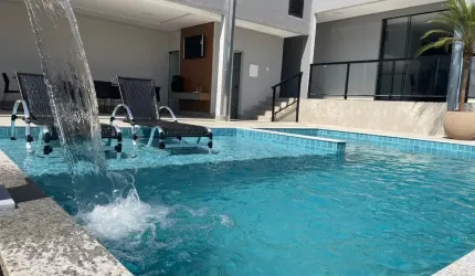 Casa 3 quartos com piscina para locação de temporadas em Caldas Novas