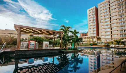 Apartamento mobiliado à venda em Caldas Novas no Condomínio Evian Thermas
