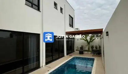 Casa em condomínio fechado com 3 quartos à venda na Avenida Luiz Greco, 10, Vila Monte Alegre, Paulínia, 190 m2 por R$ 1.170.000