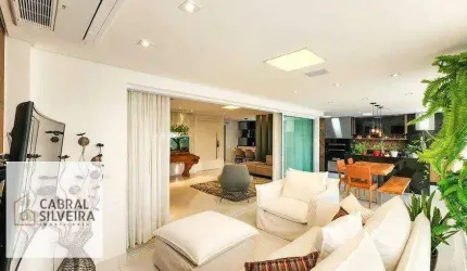 Apartamento mobiliado com varanda gourmet e 3 suítes – 241 m² no Jardim das Perdizes