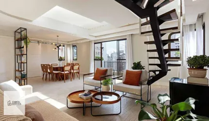 Cobertura com 3 suítes à venda, 389 m² por R$ 3.150.000 - Moema - São Paulo/SP