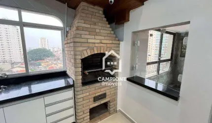 Cobertura com 3 dormitórios para alugar, 139 m² por R$ 9.531,00/mês - Santana - São Paulo/SP