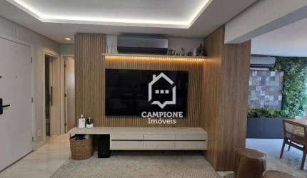Apartamento com 3 dormitórios à venda, 136 m² por R$ 2.100.000 - Jerivás - Vila Anastácio