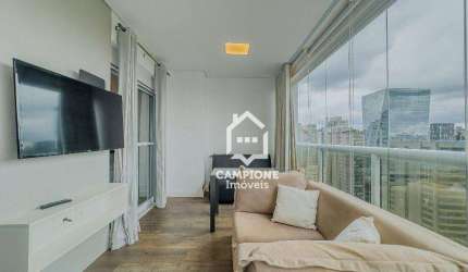 Apartamento com 1 dormitório para alugar, 54 m² por R$ 9.710,00/mês - Vila Olímpia - São Paulo/SP