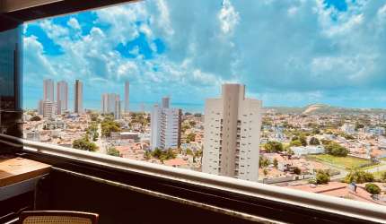 Lindo apartamento com vista pro mar com  quartos Ponta Negra - Natal RN