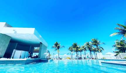 Lindo apartamento com 82 m² com  quartos na praia de cotovelo