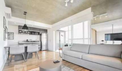 Studio no 20º andar mobiliado com 1 dormitório e 1 garagem