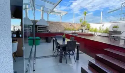 Cobertura 180m2 no Vila São Francisco,3 Quartos,1 suíte,2 vagas. FL13