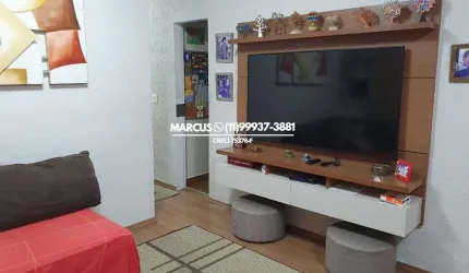 Apto no Lar São Paulo com 3 quartos, 1 suíte, 2 vagas cobertas demarcadas. FL23