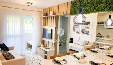 Apartamento com 2 dormitórios à venda, 47 m² por R$ 272.000,00 - Jardim Gurilândia - Taubaté/SP