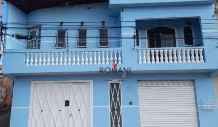 Sobrado com 3 dormitórios à venda, 184 m² por R$ 479.990,00 - Vila Romanópolis - Ferraz de Vasconcelos/SP