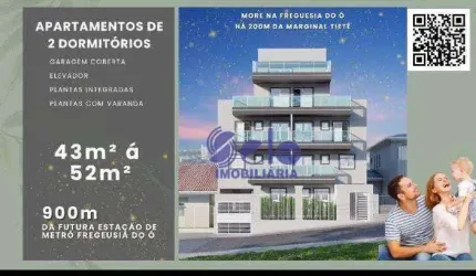 Apartamentos com 2 dormitórios à venda, 44 m² a 53 m² partir de por R$ 286.000 - Vila União(Zona Norte) -  Utilize recursos Minha Casa Minha Vida
