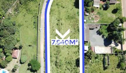 Área com 7.640 m2 na Colônia Dona Luiza