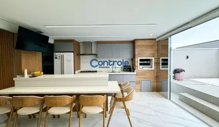 Casa em condomínio fechado com 2 quartos à venda na Avenida Paulo Roberto Vidal, 1454, Bela Vista, Palhoça por R$ 615.000