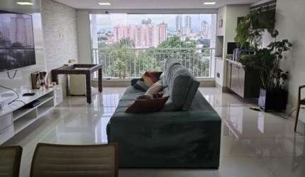 APTO A VENDA NO TATUAPÉ, SEMI MOBILIADO, 106M², TERRAÇO GOURMET, 02 VAGAS !!