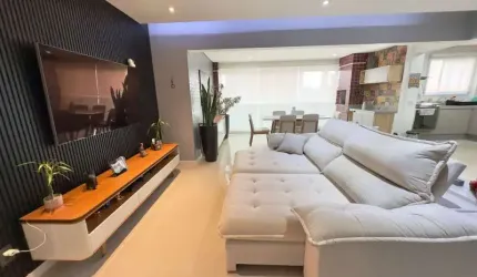 APTO A VENDA NO TATUAPÉ, 134M², 03 SUÍTES, 03 VAGAS, TERRAÇO GOURMET, MOBILIADO !!