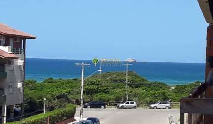 Apartamento com 130m², Vista Mar, sacada com churrasqueira, 3 quartos e 2 vagas de garagem.