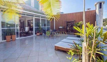 Á venda em Jurerê Internacional! Terraço privativo, churrasqueira, 3 quartos e 2 vagas de garagem.