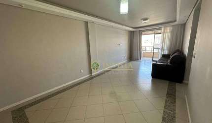 Locação! Apartamento com 126m², 3 quartos, dependência de empregada, sacada com churrasqueira e 2 vagas de garagem.