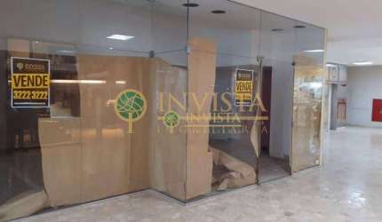 Loja Comercial com Mezanino e 49m² privativos à venda no Centro de Florianópolis.