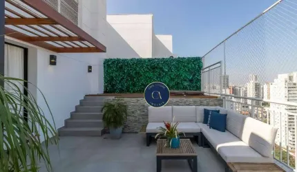 Cobertura com 2 dormitórios à venda, 154 m² - Brooklin - São Paulo/SP
