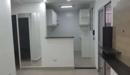Apartamento para locação em Itu-SP, Parque Nossa Senhora da Candelária: 2 quartos, 1 suíte, 2 salas, 1 banheiro, 1 vaga, 48m²!