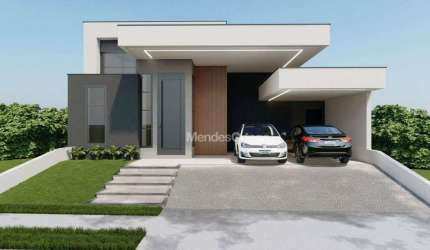 Casa Térrea com 3 quartos à venda, 189 m² por R$ 1.450.000 - Condomínio Jardim Residencial Pampulha - Sorocaba/SP