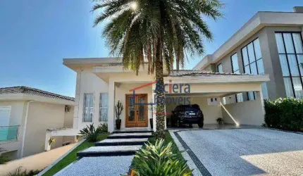 Casa com três dormitórios, sendo uma suíte, 380 m² AC. por R$ 3.350.000 - Reserva Santa Maria - Jandira/SP.