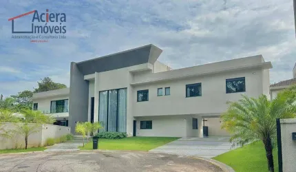 GRANJA VIANA - São Paulo II - Mansão moderna mobiliada, com fundos para área de preservação do condomínio