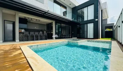 Casa em condomínio fechado com 3 quartos à venda no Gran Park, Vespasiano  por R$ 2.890.000