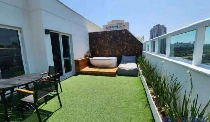 Cobertura com 2 dormitórios à venda, 147 m² por R$ 1.799.000,00 - Empresarial 18 do Forte - Barueri/SP