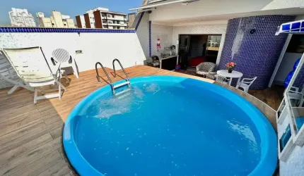 Cobertura com 3 quartos, Boqueirão, Santos - R$ 1.49 mi, Cod: 522