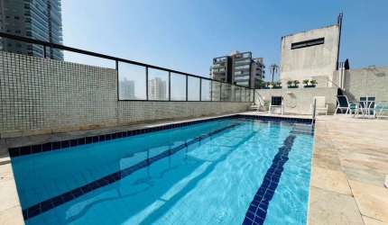 APARTAMENTO COM 3 SUÍTES NO EMBARÉ, SANTOS: MODERNO, DECORADO E COM VISTA PARA O MAR!VENHA CONHECER!